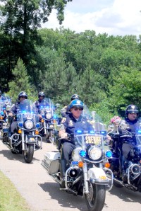 At former DeKalb County police chief Bobby Burgess's funeral, he was awarded full honors.